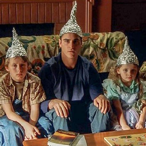 joaquin phoenix tin foil hat|tin foil hatters.